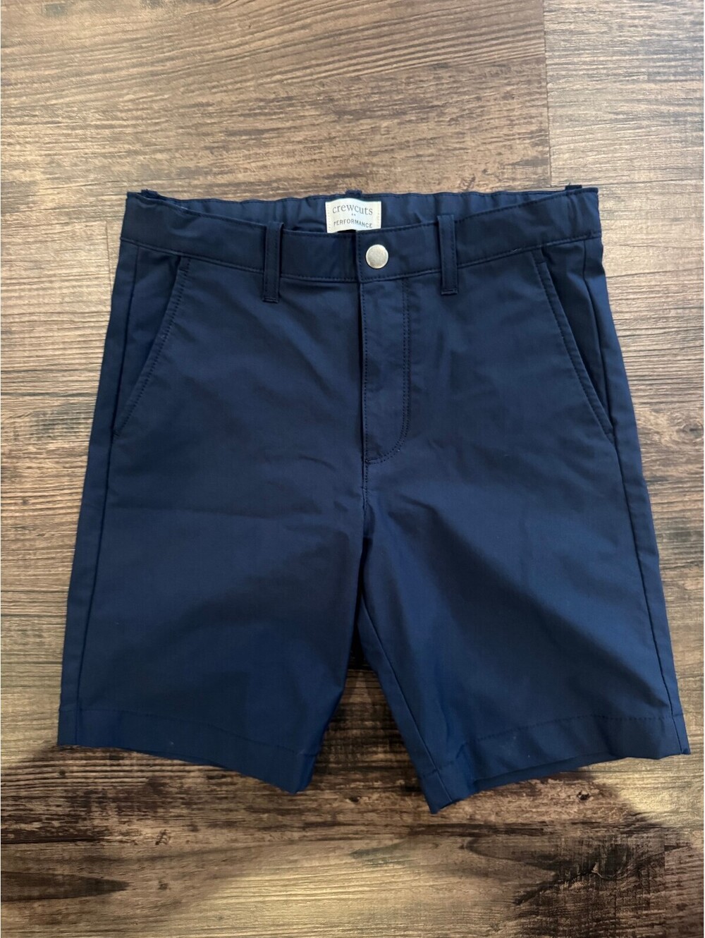 Crewcuts Performance Boys Navy Shorts Size 8 J.Crew Stretch